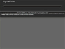 Tablet Screenshot of exportar.com